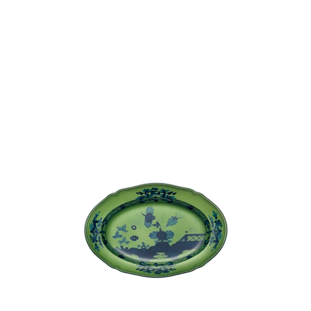 Ginori 1735 Dinnerware|Oriente Italiano Pickle Dish in Malachite