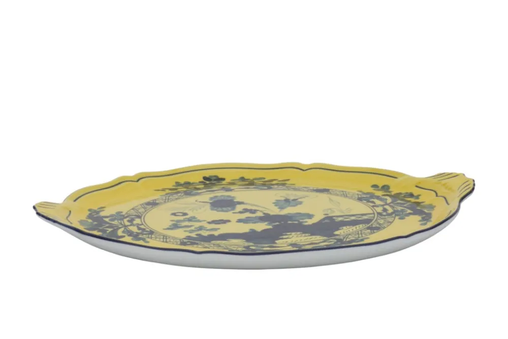 Ginori 1735 Dinnerware|Oriente Italiano Round Cake Plate in Citrino
