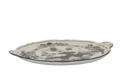 Ginori 1735 Dinnerware|Oriente Italiano Round Cake Plate in Albus