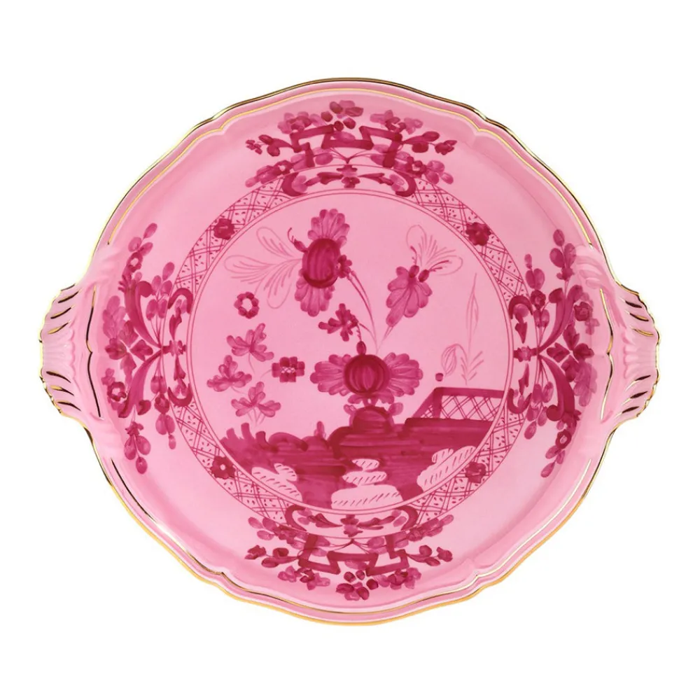 Ginori 1735 Dinnerware|Oriente Italiano Round Cake Plate in Porpora