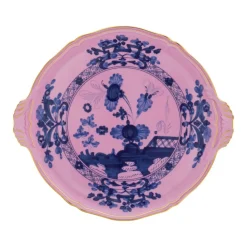 Ginori 1735 Dinnerware|Oriente Italiano Round Cake Plate in Azalea