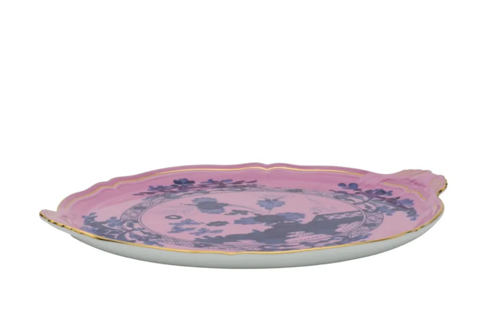 Ginori 1735 Dinnerware|Oriente Italiano Round Cake Plate in Azalea