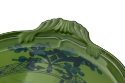 Ginori 1735 Dinnerware|Oriente Italiano Round Cake Plate in Malachite