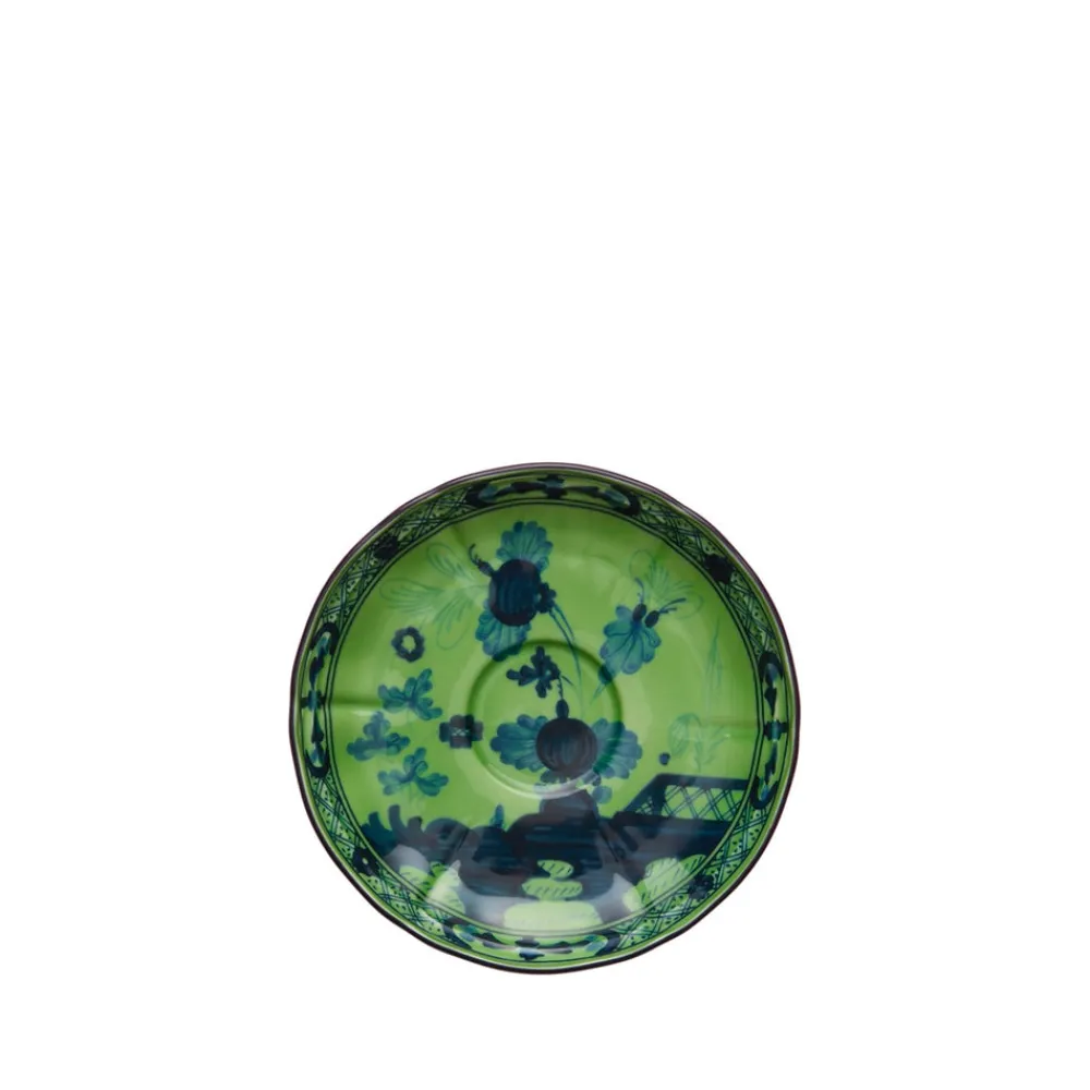 Ginori 1735 Dinnerware|Oriente Italiano Tea Saucer in Malachite