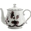 Ginori 1735 Dinnerware|Oriente Italiano Teapot With Cover in Albus