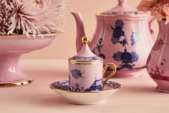 Ginori 1735 Dinnerware|Oriente Italiano Teapot With Cover in Albus