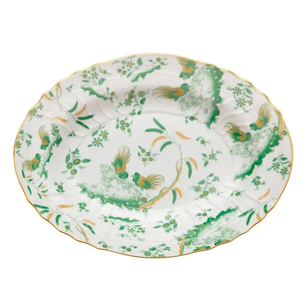 Ginori 1735 Dinnerware|Oro Di Doccia Large Oval Platter