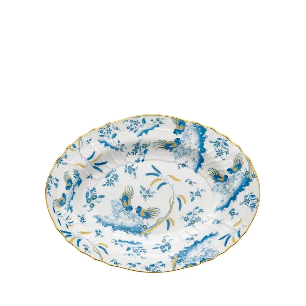 Ginori 1735 Dinnerware|Oro Di Doccia Oval Platter
