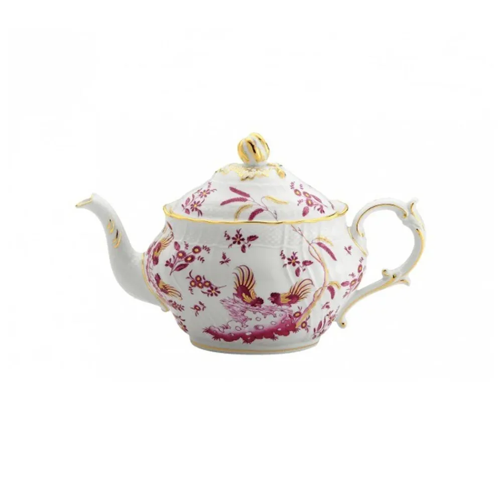 Ginori 1735 Dinnerware|Oro Di Doccia Teapot with Cover