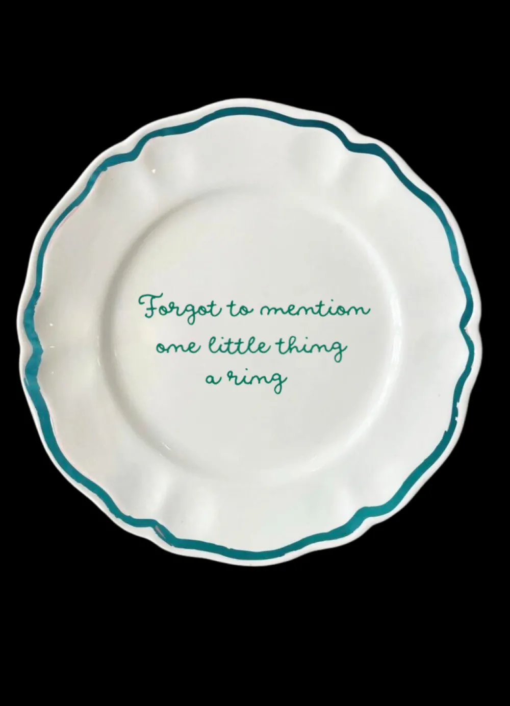 Sveva's Home Dinnerware|OTM Exclusive: Santa Baby Plates, Set of 4