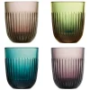 La Rochere Glassware|Ouessant Assorted Colored Tumblers, Set of 4
