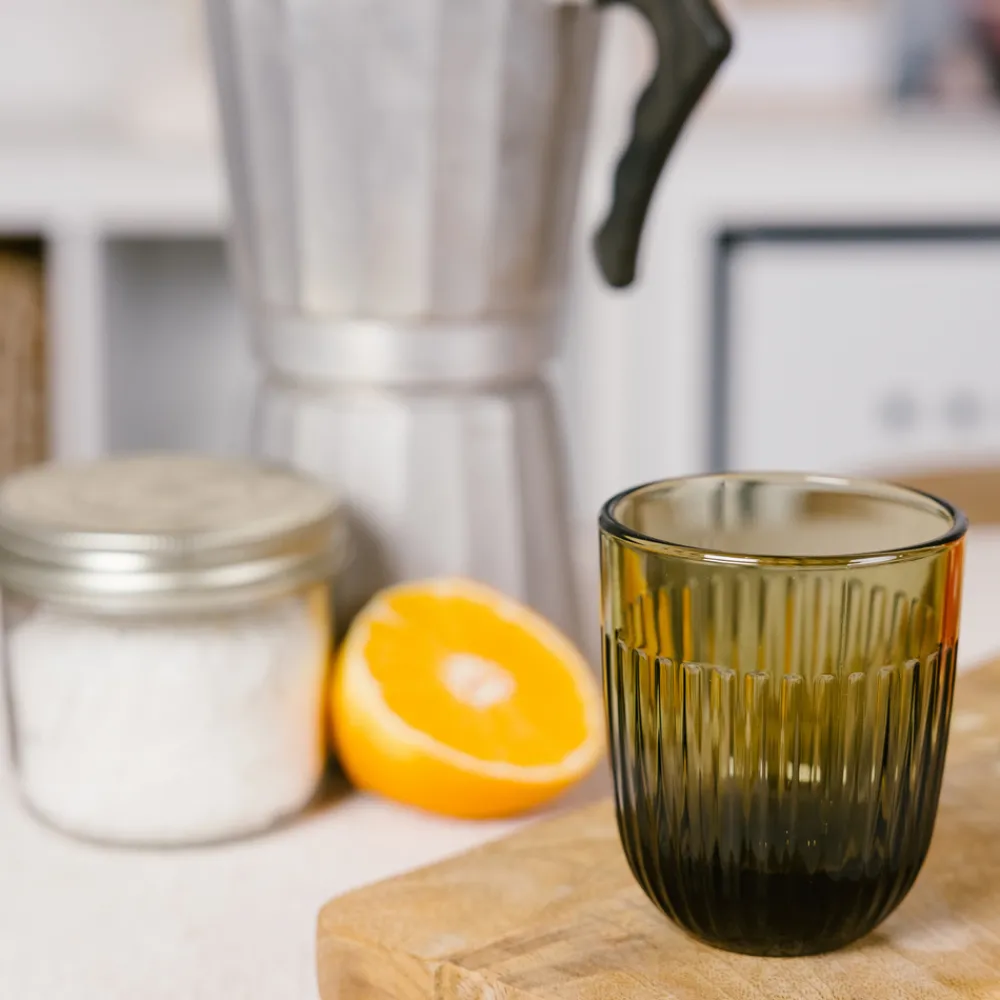 La Rochere Glassware|Ouessant Tumbler in Olive Green, Set of 6