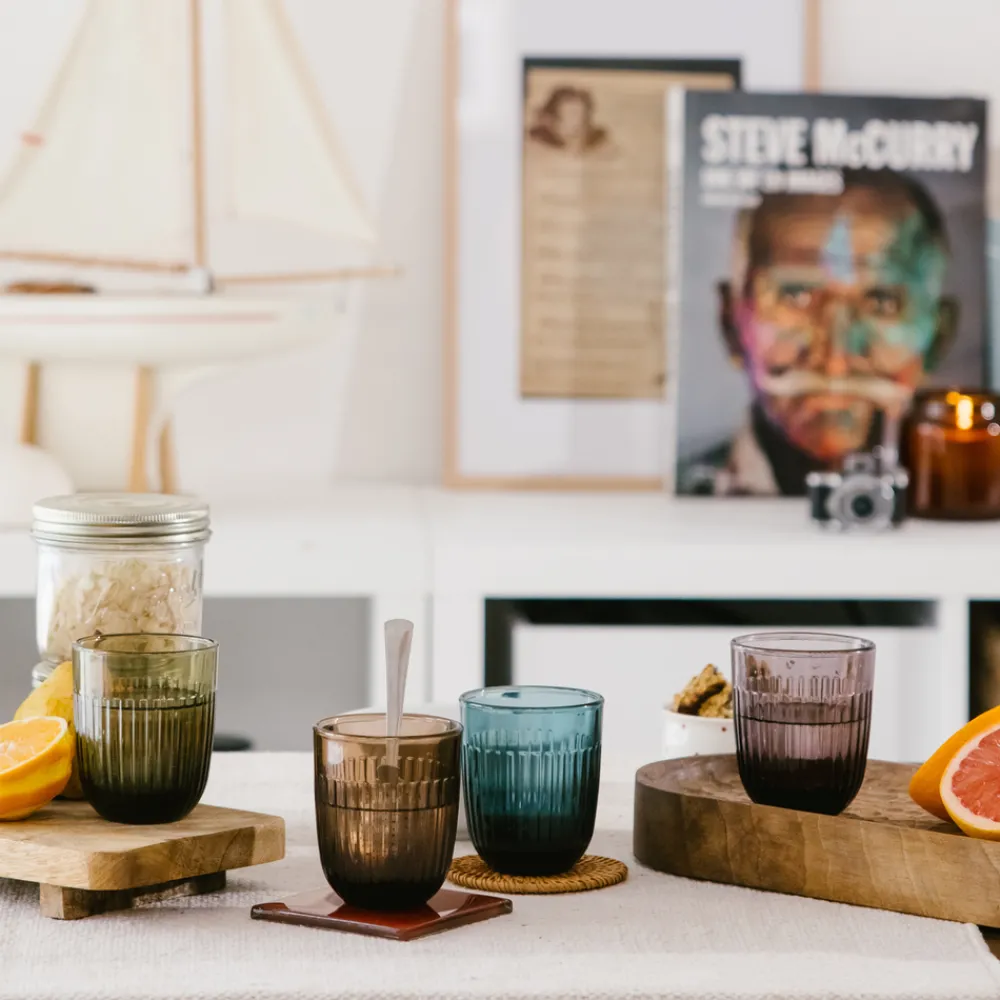 La Rochere Glassware|Ouessant Tumbler in Olive Green, Set of 6