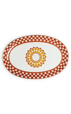 La DoubleJ Dinnerware|Oval Platter in Apollo Mattone