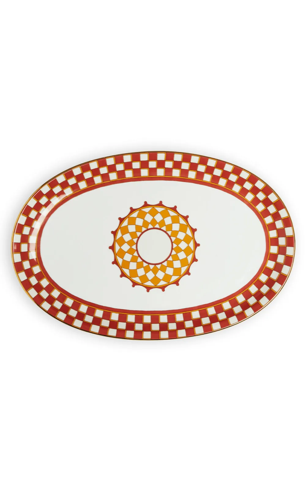 La DoubleJ Dinnerware|Oval Platter in Apollo Mattone
