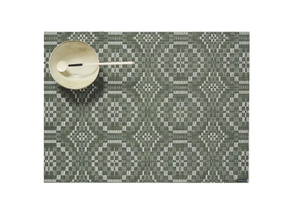 Chilewich Place Settings & Linens|Overshot Placemat in Thyme