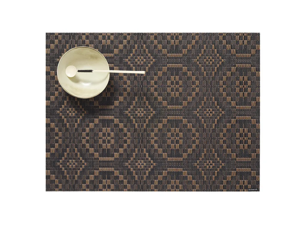 Chilewich Place Settings & Linens|Overshot Placemat in Tiger Eye
