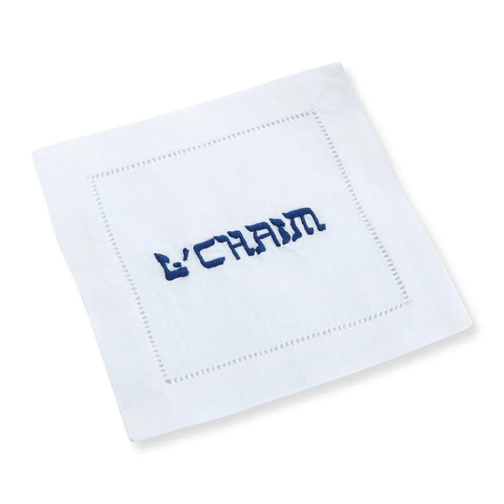 Chefanie Place Settings & Linens|Oy Vey Yiddish Cocktail Napkins, Set of 4