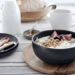 Costa Nova Dinnerware|Pacifica Collection Cereal Bowls in Seed Grey, Set of 6