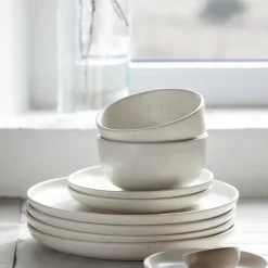 Costa Nova Dinnerware|Pacifica Collection Cereal Bowls in Vanilla, Set of 6