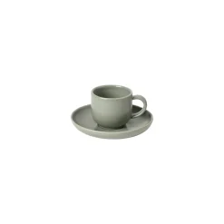 Costa Nova Dinnerware|Pacifica Collection Coffee Cups & Saucers in Artichoke, Set of 6