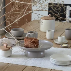 Costa Nova Dinnerware|Pacifica Collection Coffee Cups & Saucers in Artichoke, Set of 6