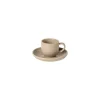 Costa Nova Dinnerware|Pacifica Collection Coffee Cups & Saucers in Chestnut, Set of 6