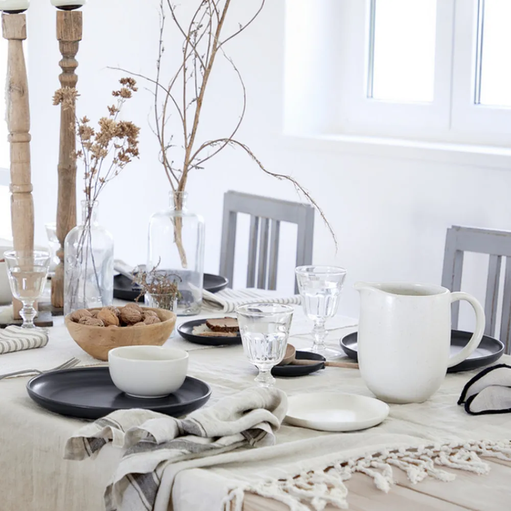 Costa Nova Dinnerware|Pacifica Collection Fruit Bowls in Vanilla, Set of 6