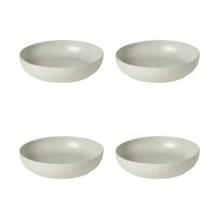 Costa Nova Dinnerware|Pacifica Collection Pasta Bowls in Oyster Grey, Set of 6
