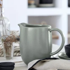 Costa Nova Glassware|Pacifica Collection Pitcher 55 oz. in Artichoke