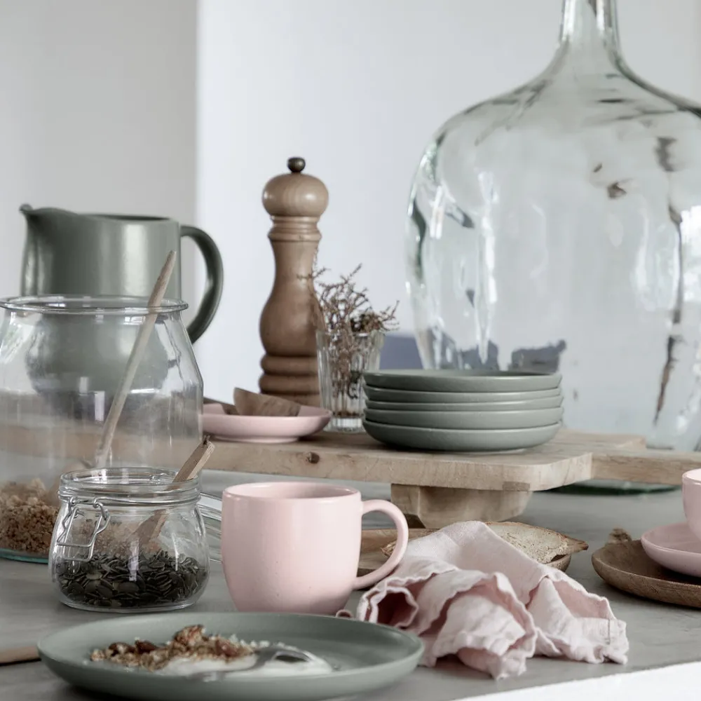 Costa Nova Glassware|Pacifica Collection Pitcher 55 oz. in Artichoke