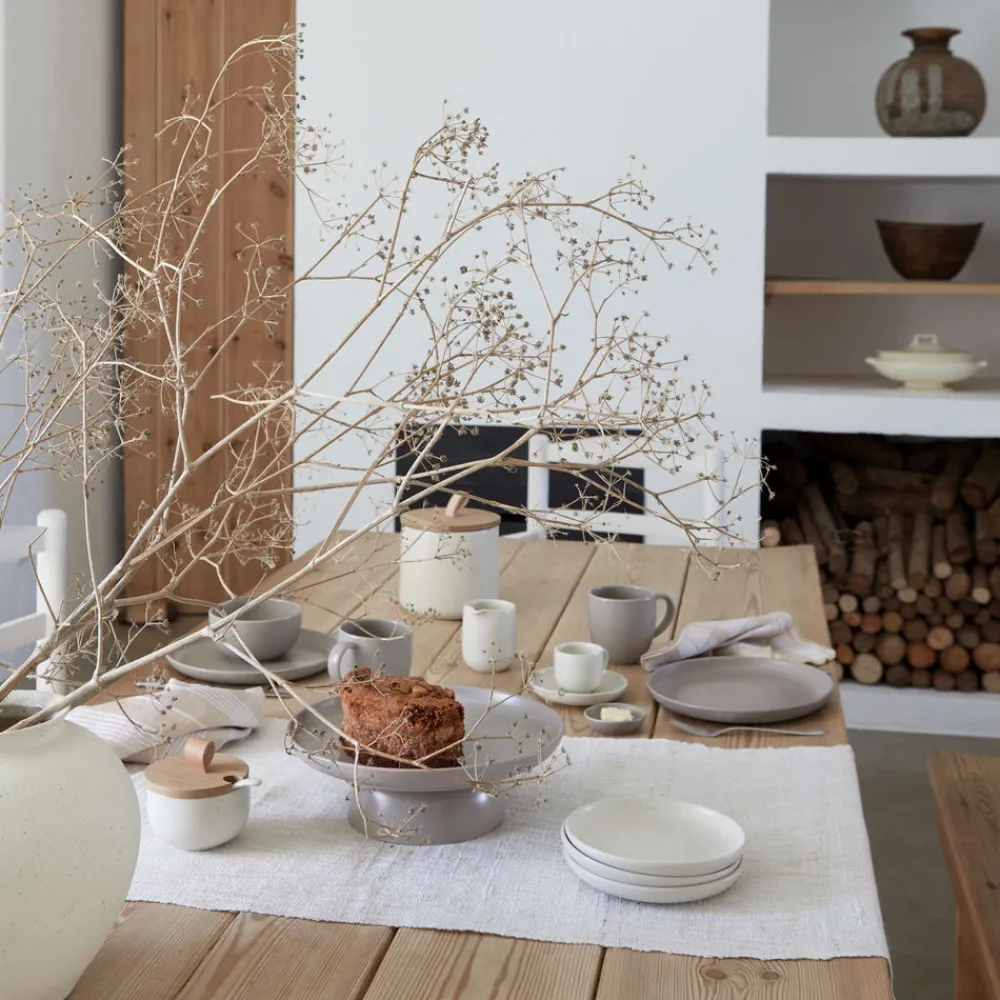 Costa Nova Dinnerware|Pacifica Collection Serving Bowl 13" in Salt