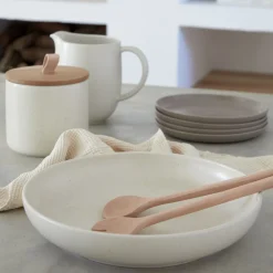 Costa Nova Dinnerware|Pacifica Collection Serving Bowl 13" in Vanilla