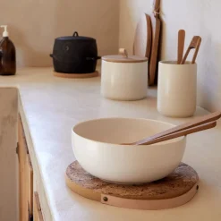 Costa Nova Dinnerware|Pacifica Collection Serving Bowl 10" in Vanilla