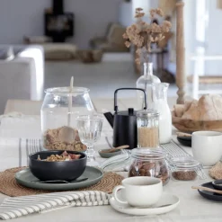 Costa Nova Dinnerware|Pacifica Collection Teacups & Saucers in Artichoke, Set of 6