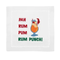 August Morgan Place Settings & Linens|Pah Rum Punch! Cocktail Napkins, Set of 4