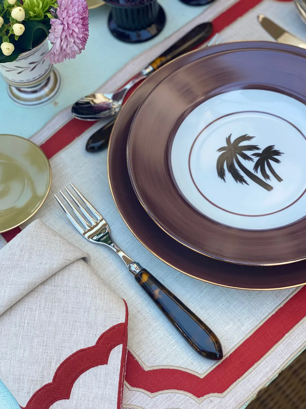 Molecot Dinnerware|Palm Beach Dinner Plate