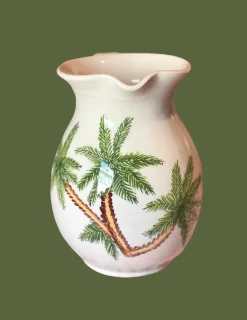 Sveva's Home Dinnerware|Palm Tree Everywhere Jug, Set of 2