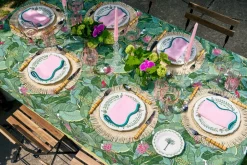 Loulou La Dune Place Settings & Linens|Palmier Tablecloth
