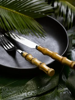 Sabre Flatware|Panda Bamboo Place Setting, Set of 5