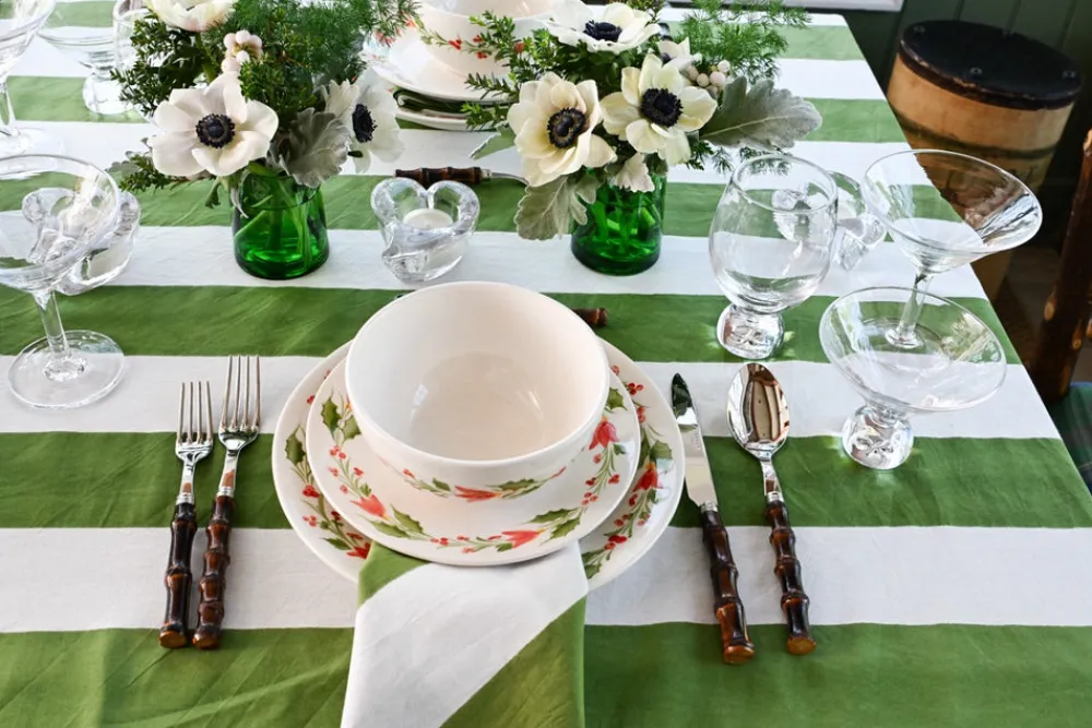 Sabre Flatware|Panda Dark Bamboo Place Setting, Set of 5