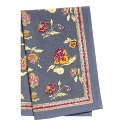 Couleur Nature Place Settings & Linens|Pansy Tea Towels Red & Grey, Set of 3