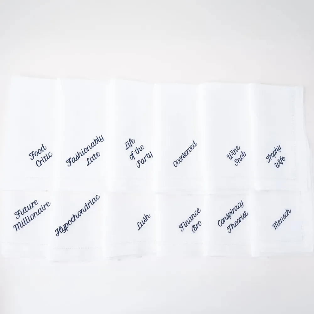 No Reservations Place Settings & Linens|Party Archetype Dinner Napkins, Set of 12