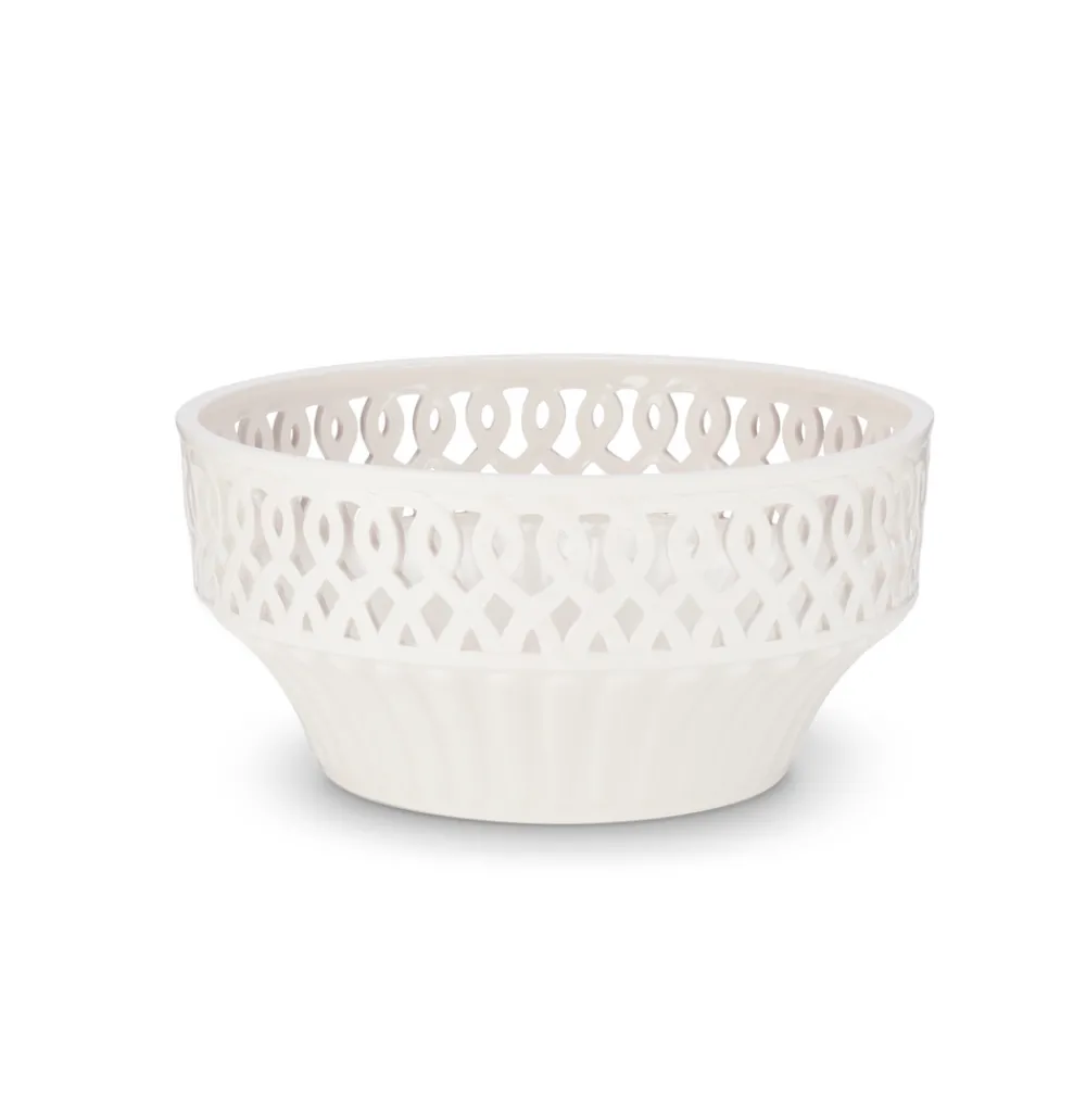 AERIN Dinnerware|Paulette Fruit Bowl in Cream