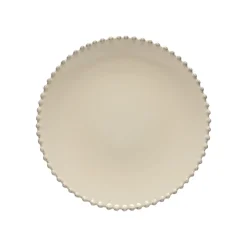 Costa Nova Dinnerware|Pearl Collection Dinner Plates in Cream, Set of 6