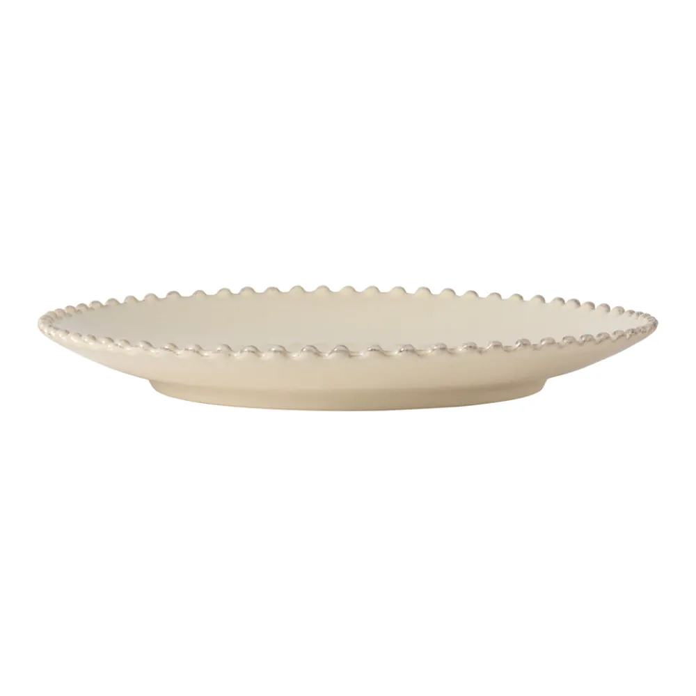Costa Nova Dinnerware|Pearl Collection Dinner Plates in Cream, Set of 6