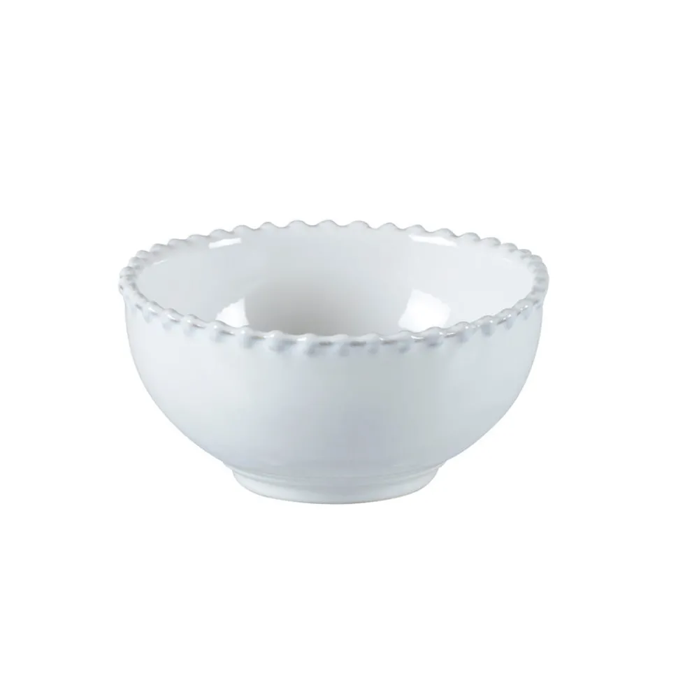 Costa Nova Dinnerware|Pearl Collection Fruit Bowls in White, Set of 6