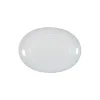 Costa Nova Dinnerware|Pearl Collection Oval Platter 13" in White