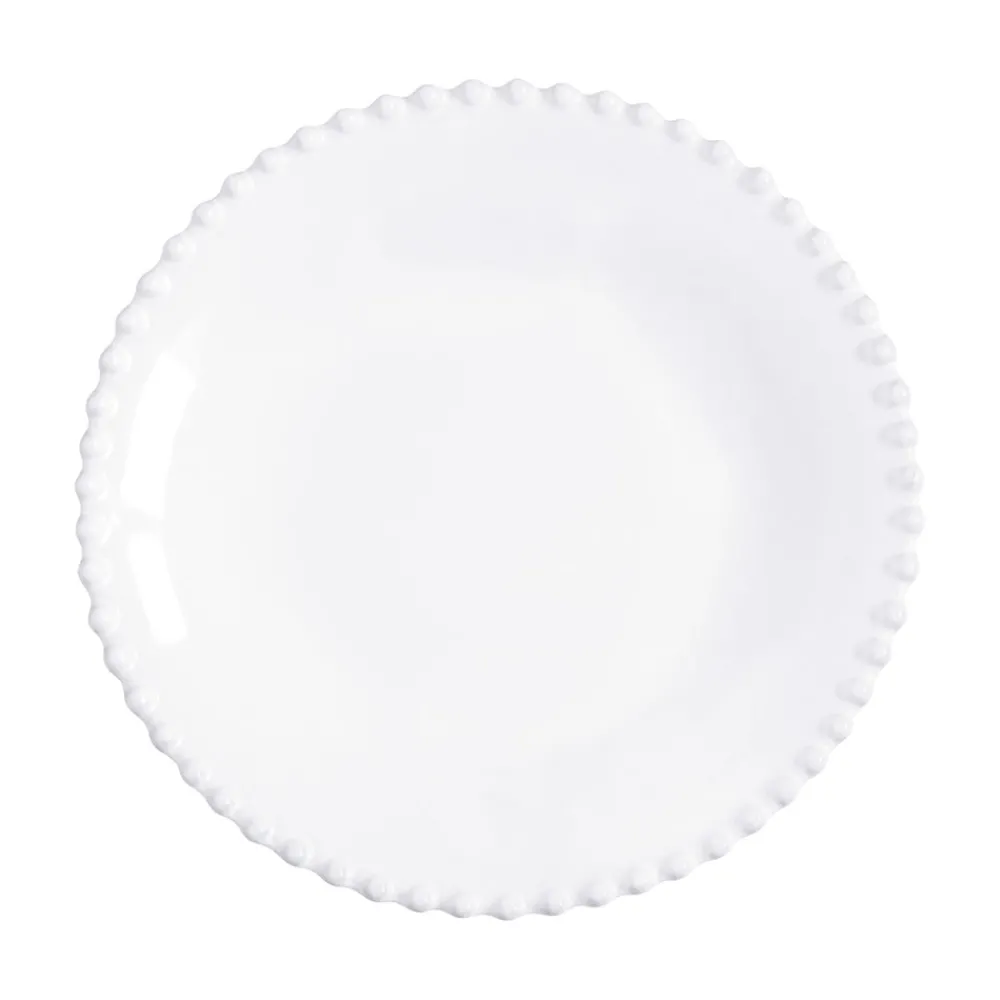 Costa Nova Dinnerware|Pearl Collection Pasta Plates in White, Set of 6