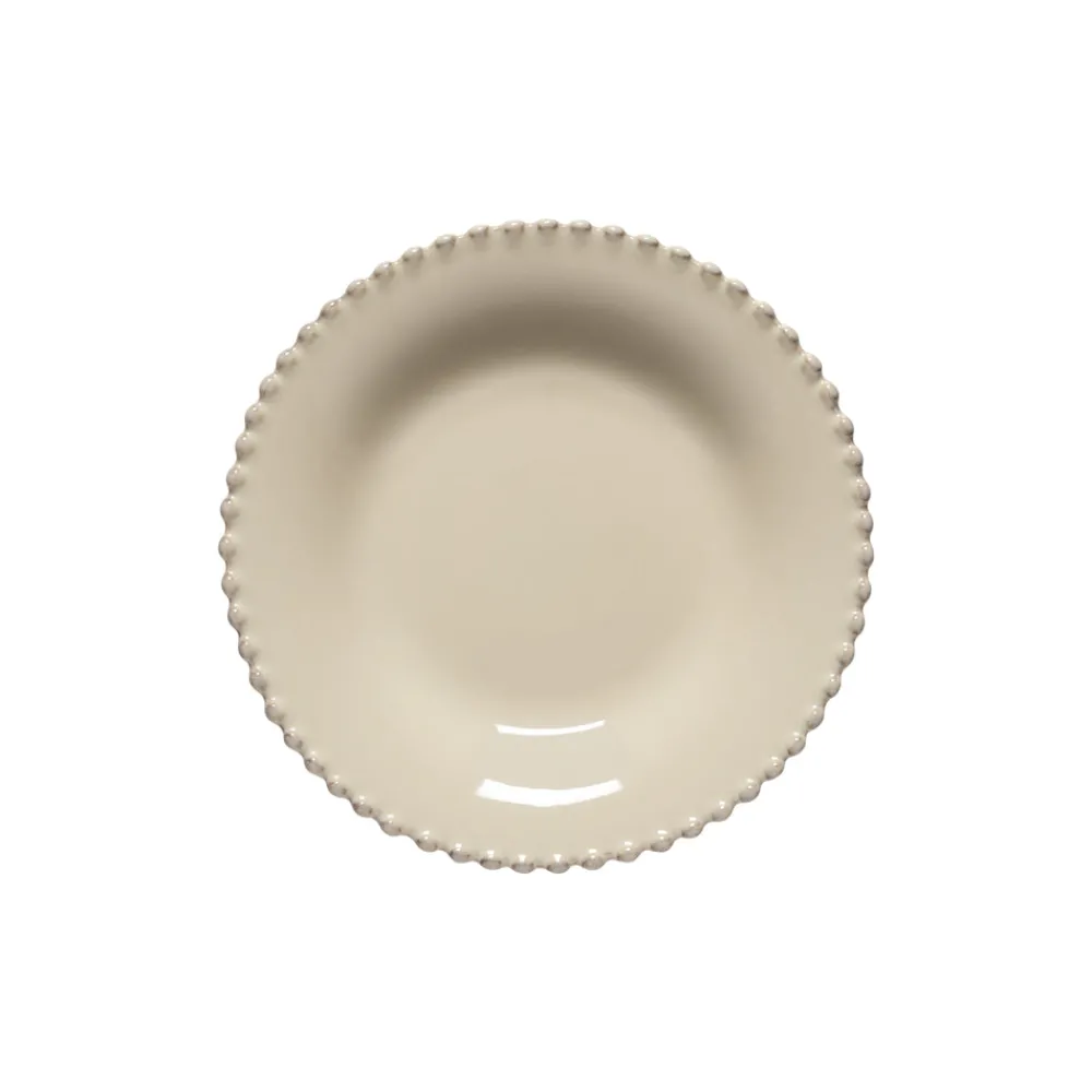 Costa Nova Dinnerware|Pearl Collection Pasta Plates in Cream, Set of 6